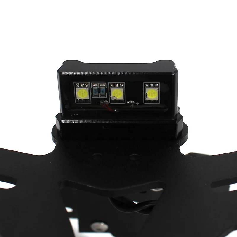 LED Lamp License Plate Frame Holder Bracket Tail Tidy Fender Eliminator For KAWASAKI Ninja ZX10R ZX10RR 2016 2017 2018 2019 2020