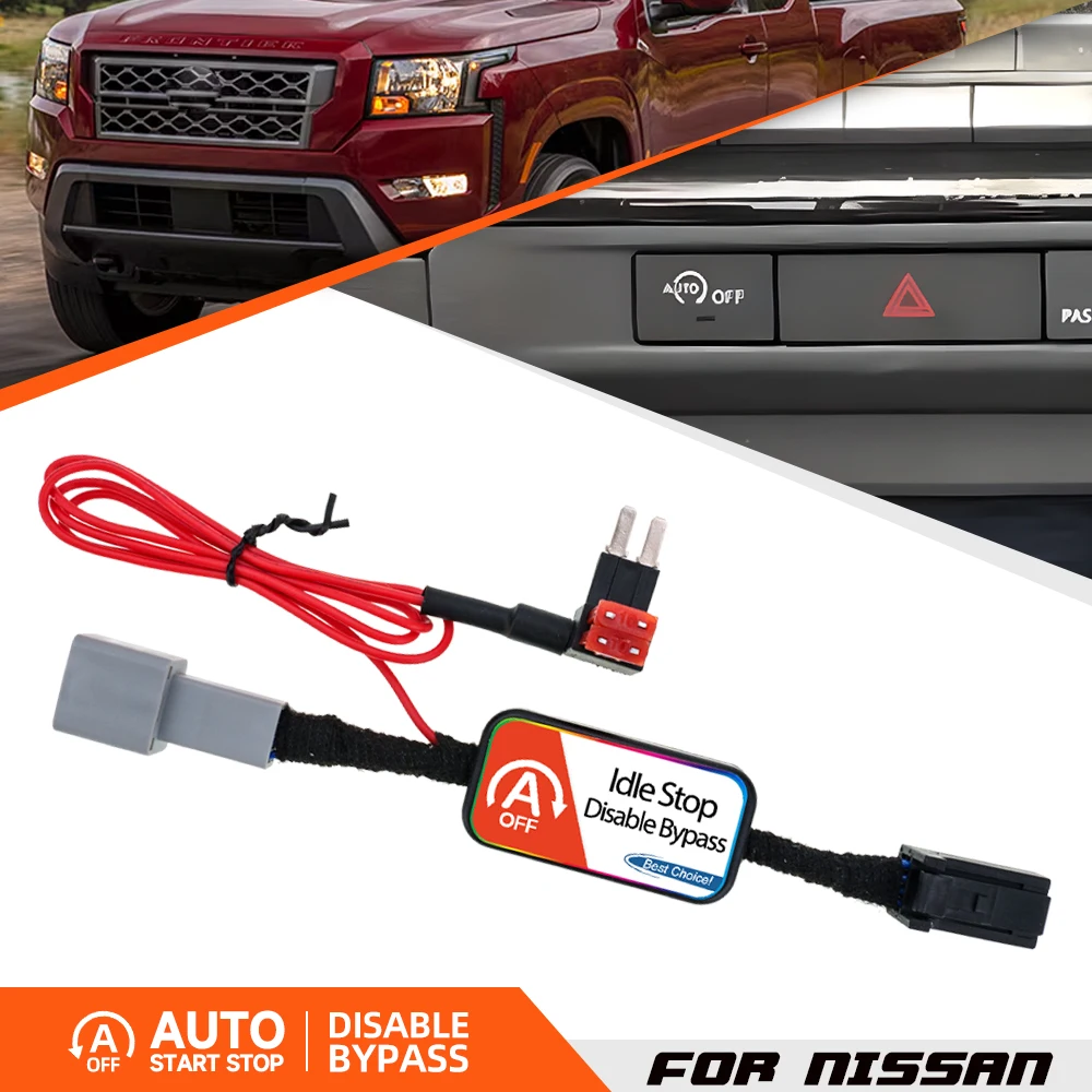 Fits For 2023+ Nissan Frontier Rouge 2021+ Qashqai J12 X-Trail T33 Auto Start/Stop Eliminator/Delete/Cancel Bypass Cable Harness