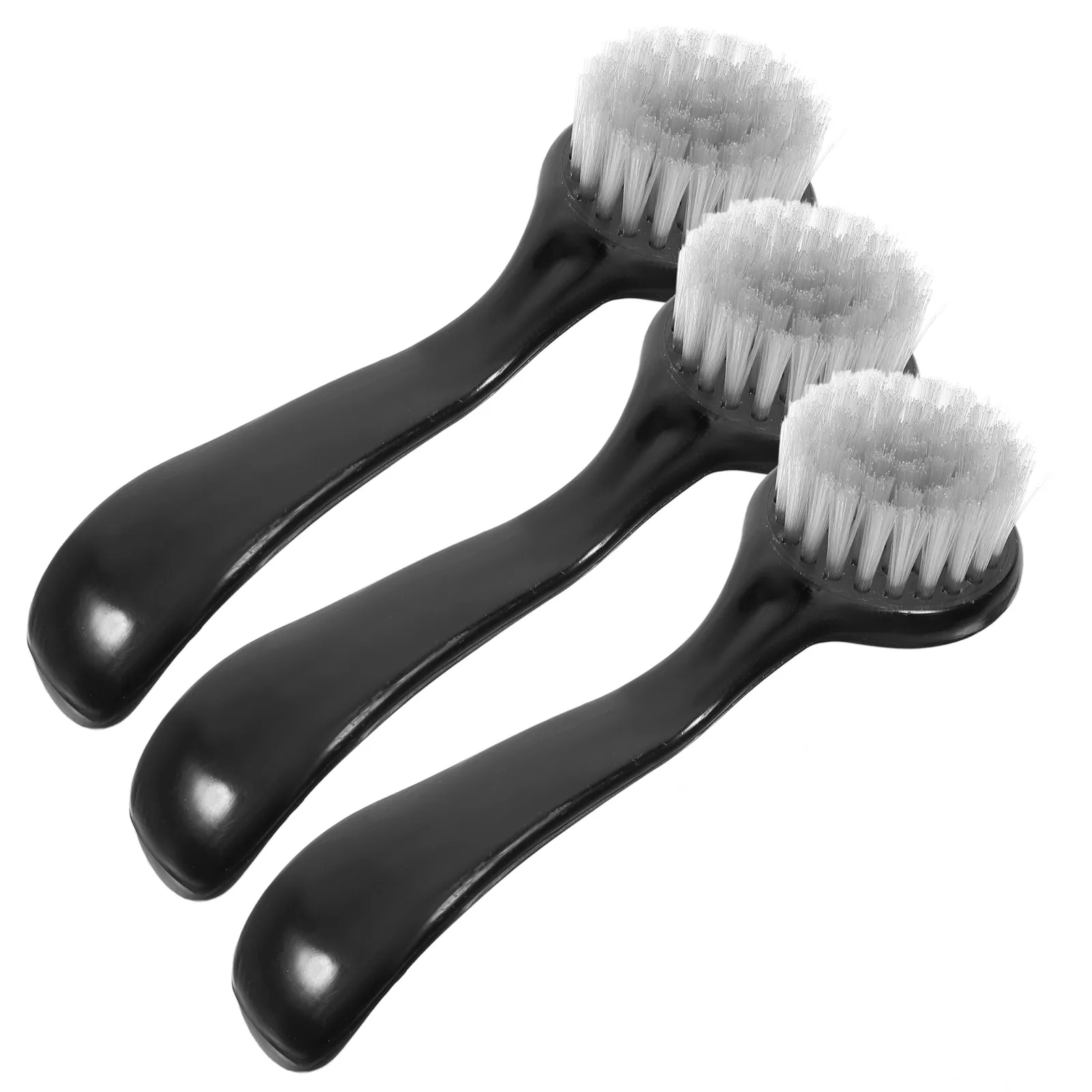 

3pcs Goat Horn Facial Brush Soft Bristle Deep Cleaning Manual Face Scrubber Exfoliating Tool For Women Skin Care Washing