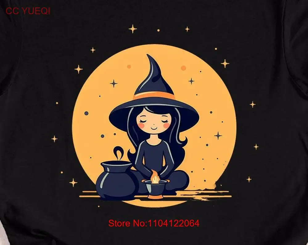 女性のためのハロウィーンの魔女のTシャツ,女性のための愛らしい異教のスタイル,不気味な季節のための流行の衣装に最適