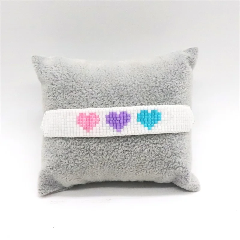 ZHONGVI بساطتها حساسة القلب أساور للنساء 2022 جديد ميوكي الخرزة سوار هدية للتعديل الأساور مجوهرات مودا