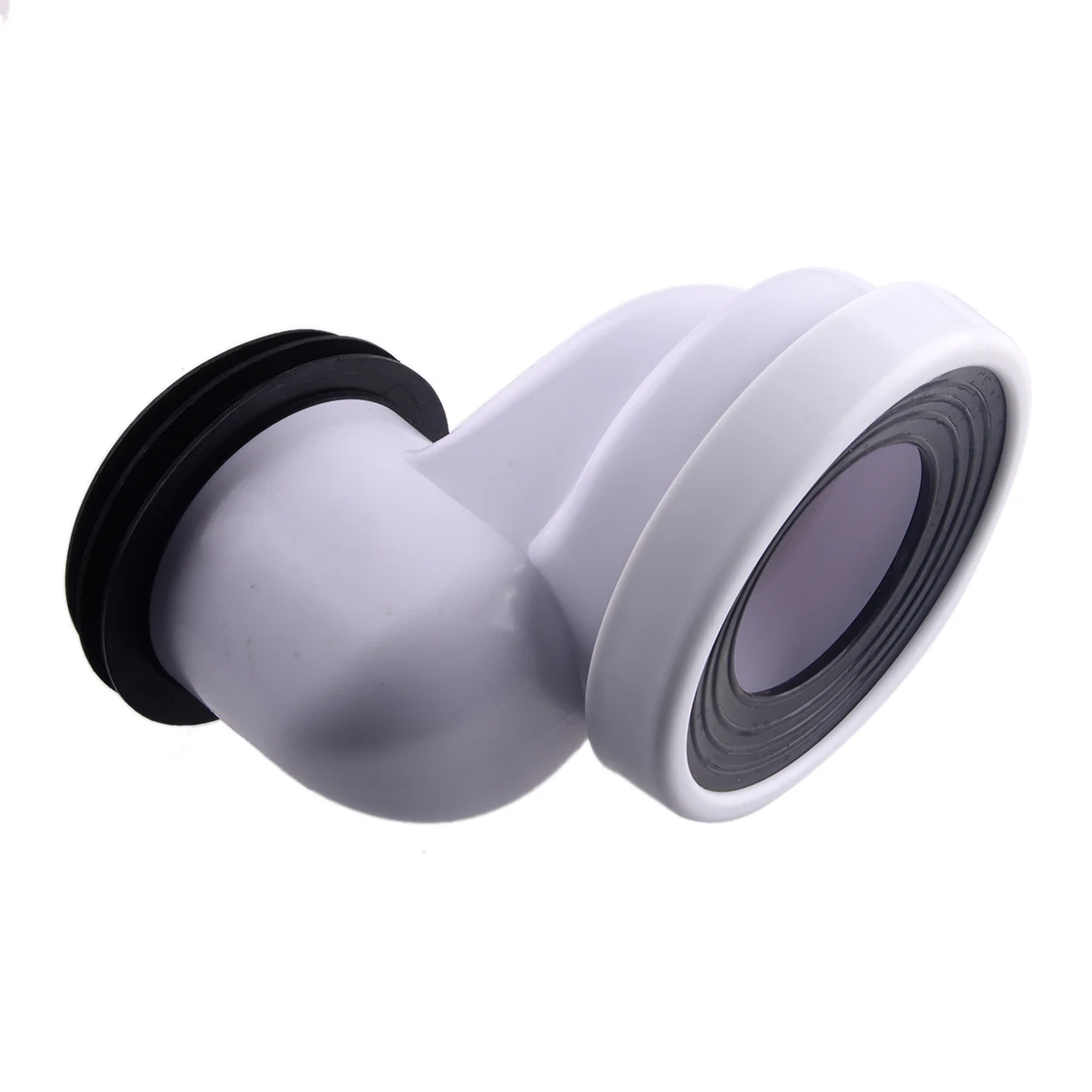 High Quality PVC 100mm Offset Toilet WC Misaligned Pan Connector Shifter Bowl Smooth Soil Pipe