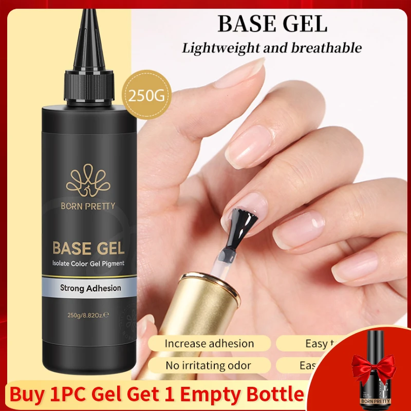 BORN PRETTY Long Lasting Super Top Coat Reinforcement Gel Soak Off UVLED Nail Gel Polish Big Volume Nail Art Manicure Varnish