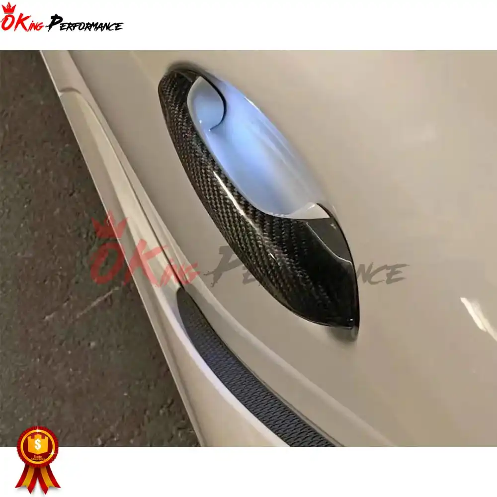 Dry Carbon Fiber Door Handle Cover For Toyo Supra MK5 A90 A91 GR