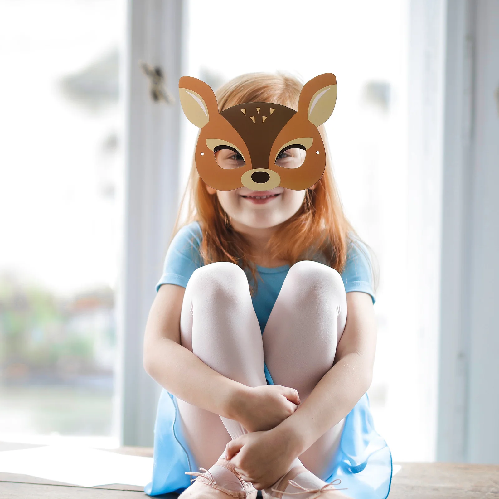 

12Pcs Kids Animal Mask Paper Masks Cartoon Animal Face Mask Party Favors Halloween Cosplay Costume Props Party Favors