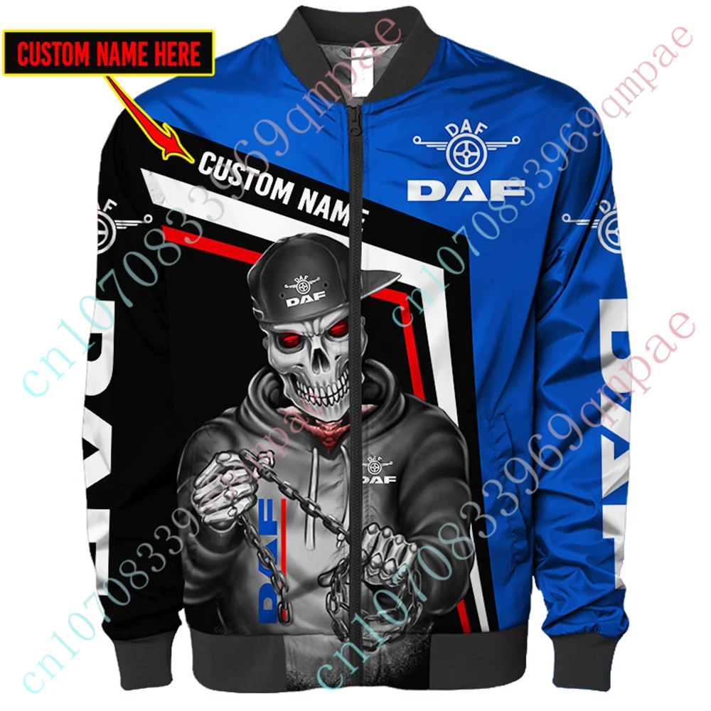 

DAF Thick Coats Jackets For Men's Clothing Harajuku Parkas Windbreaker Bomber Jacket Techwear Baseball Uniform Custom Logo