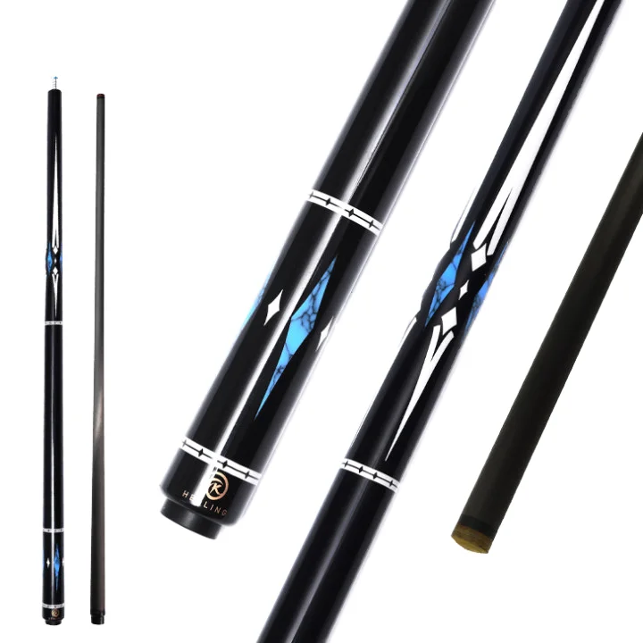 1/2 Carbon Fiber Snooker/Billiard Cue - 12.4mm Tip & Radial Joint ( Grade Pool Cue)