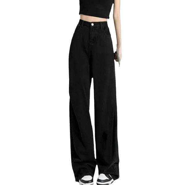 Abbigliamento da donna autunnale Jeans larghi Tasche cargo da donna Multi tasche Utilità Abbigliamento da lavoro Camouflage militare Moda denim femminile