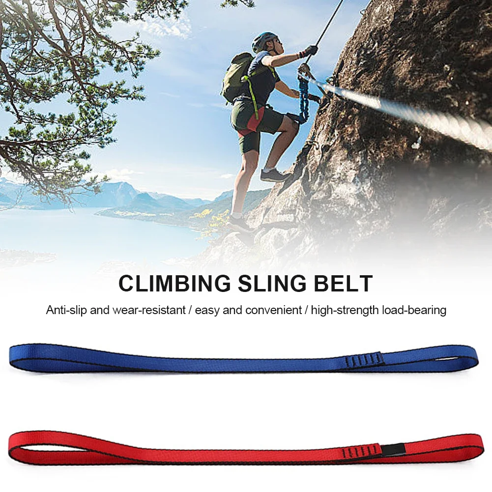 Professional Outdoor Rock Climbing Equipment Nylon Sling Belt Protective Supplies High Strength Wearable Belts Lifeline