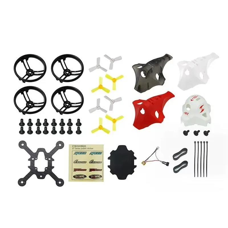 Kingkong ET V2  ET125 Frame Kit w/ LED Buzzer Canopy Frame FPV Racing Car For F3 F4 F7 F722 F405 Iflight geprc DIATONE Mamba