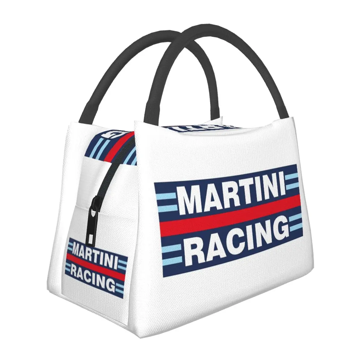 Martini Racing Lunch Bags Insulated Bento Box Resuable Cooler Thermal Bag for Woman Girl Travel