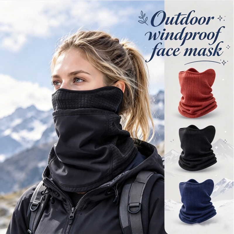 Balaclava Ski Mask Windproof Fleece - Maschera antivento per il viso, scaldacollo
