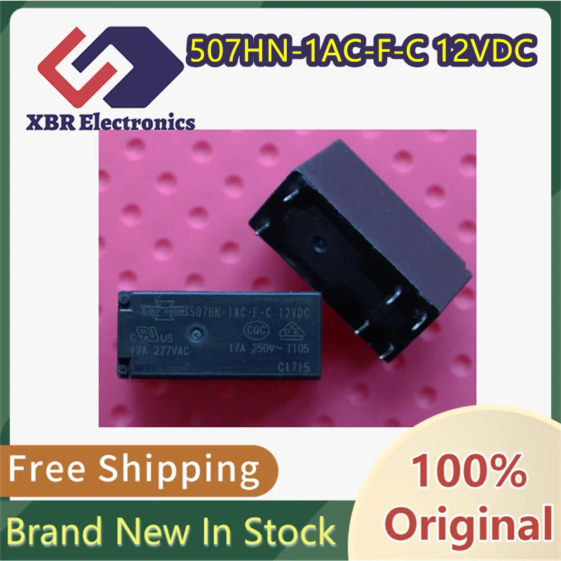 

(5/50 pieces) 507HN-1AC-F-C 12VDC Relay 12V DC12V 17A 6-pin Brand new genuine product In stock Fast shipping Free shipping