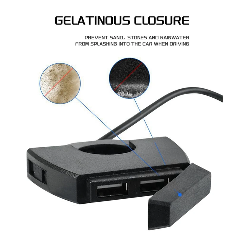 Super Sale Motorcycle Quick Charge USB Charger Plug Socket Power Adapter Handlebars for BMW F900XR F900 850GS Adventure F750 800