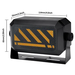 Altavoz externo ABBREE para radio móvil, con conector jack
