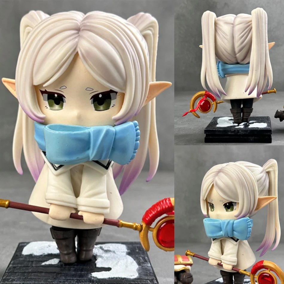 9-21cm Frieren Figur Frieren At The Funeral Figuren Super Kawaii Cartoon Action PVC Statue Niedliche Modelle Sammlerpuppen Geschenke