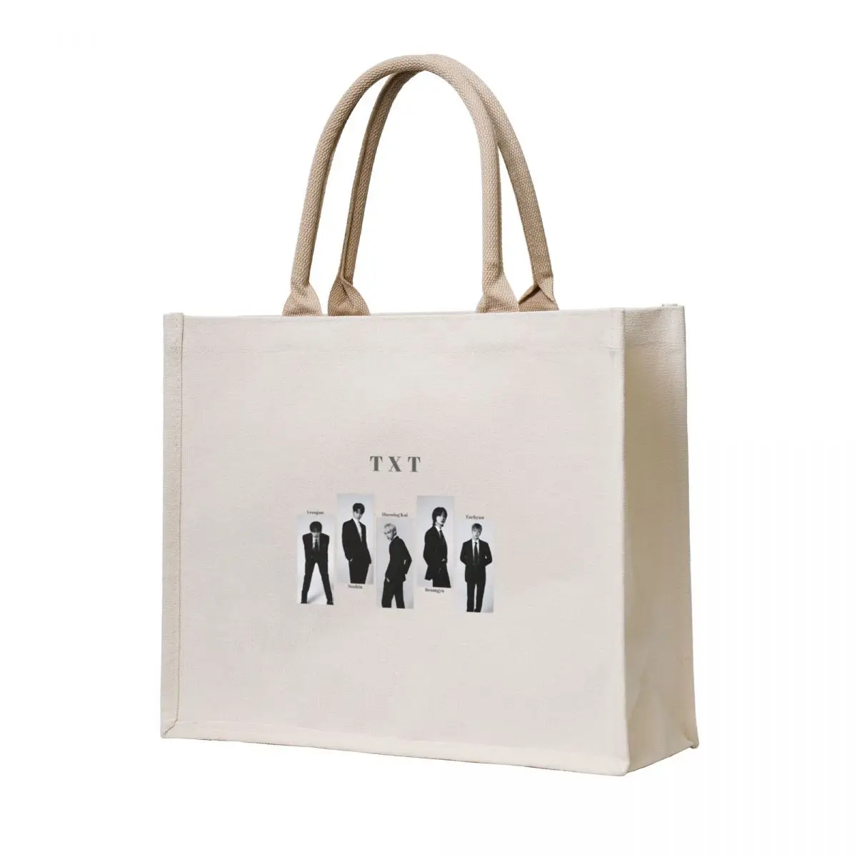 

TXT Group photoshoot design Tote Bag female bag women bag Cloth bags