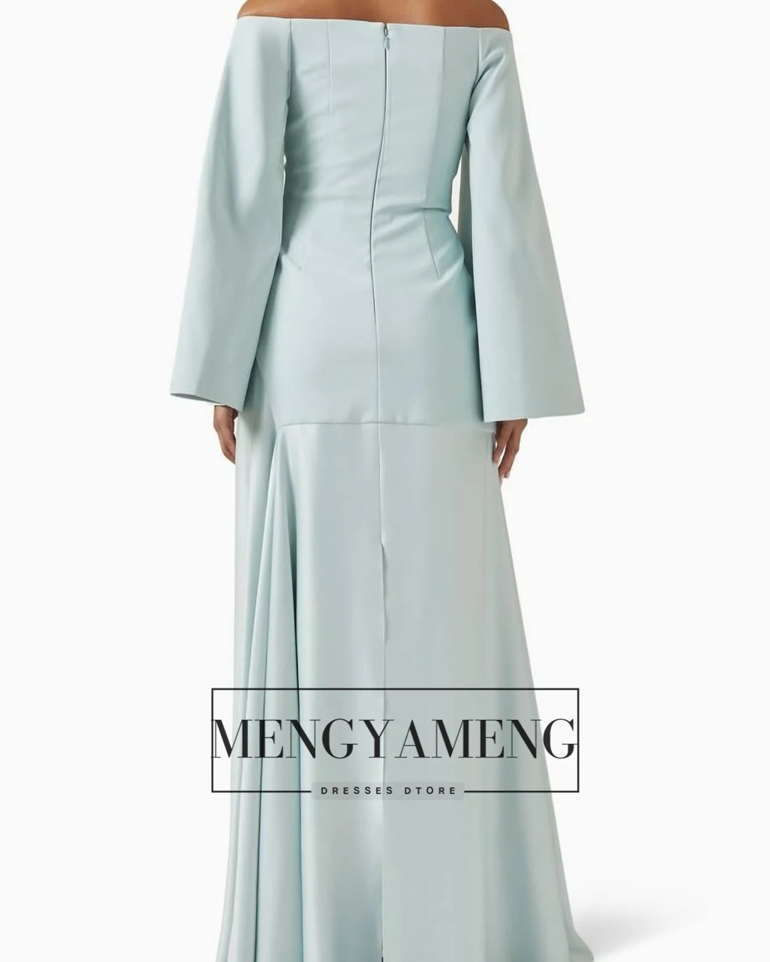 ZHUISHU Boat Neck Saudi Evening Dress Customized A Line Women Prom Dresses Elegant Modest Wedding Guest Dresses Formal Gowns