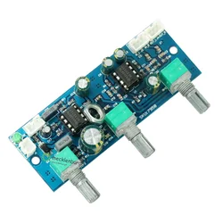 DC 12V-24V Low-pass Filter NE5532 Subwoofer 2.1CH/Pre-Amplifier Preamp Board Module