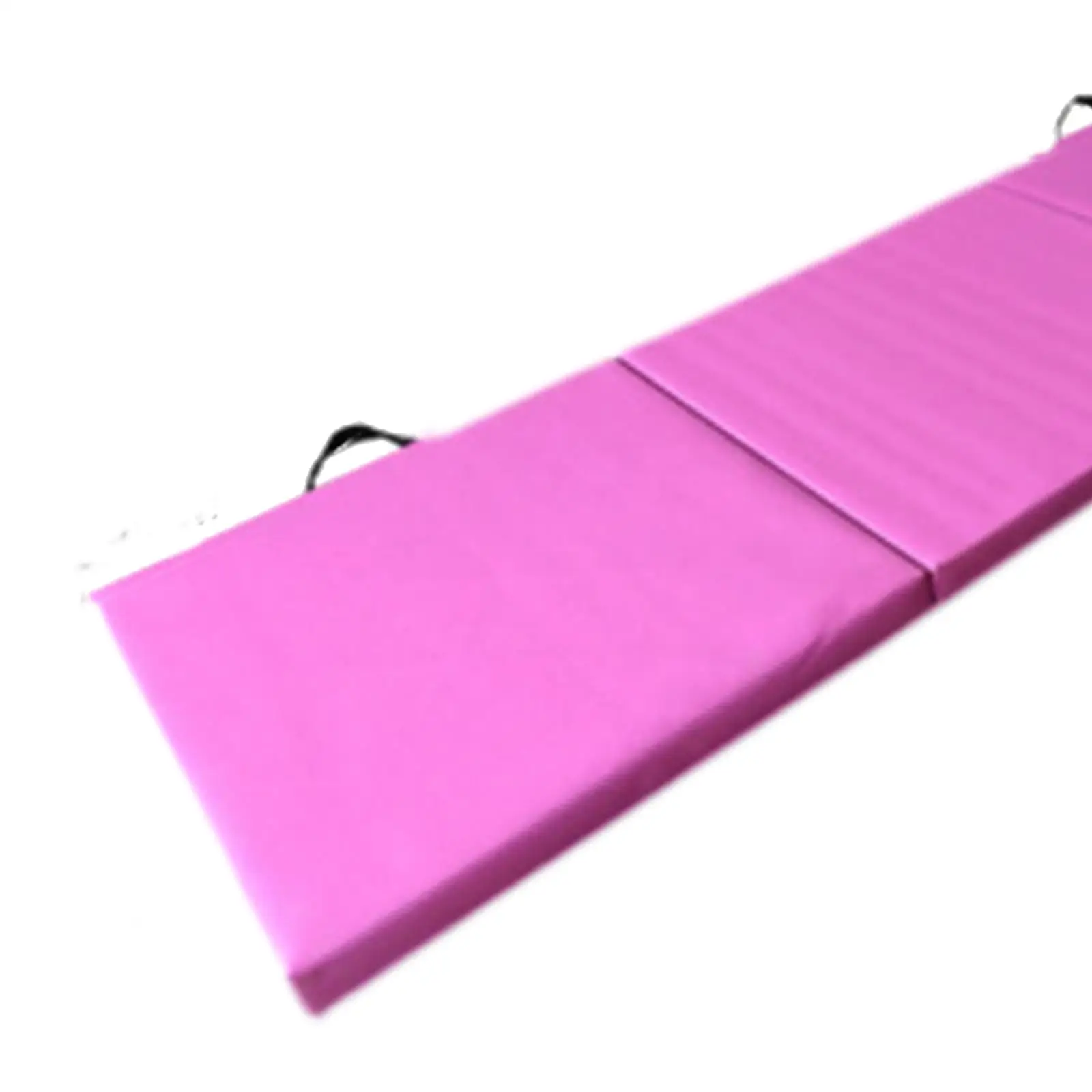 Tri Fold Folding Exercise Mat Floor Mat Nonslip PVC Leather with Handles for