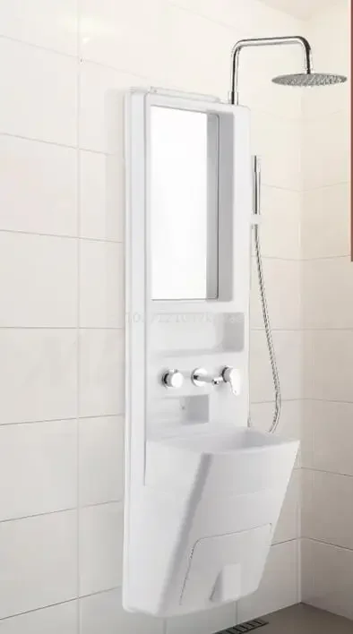 Toilet Condole Belt Double Shower Faucet The Bathroom Ark Combination Lens Ark. Wash The Sink..