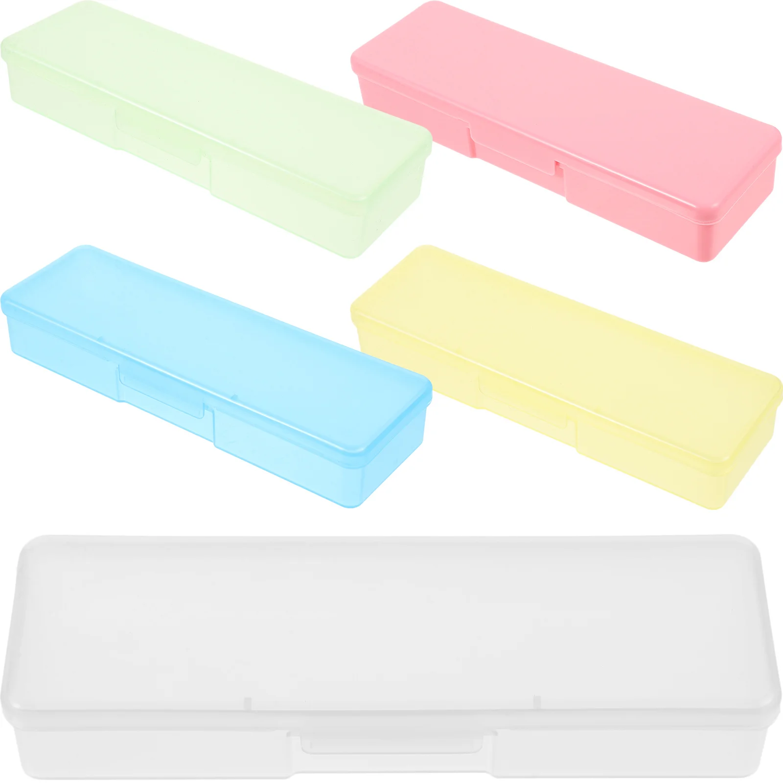 5 pz Custodie per pinzette Scatola di immagazzinaggio per pinzette per ciglia Organizzatore portatile per estensioni delle ciglia Custodia da viaggio Supporto in plastica vuoto compatto