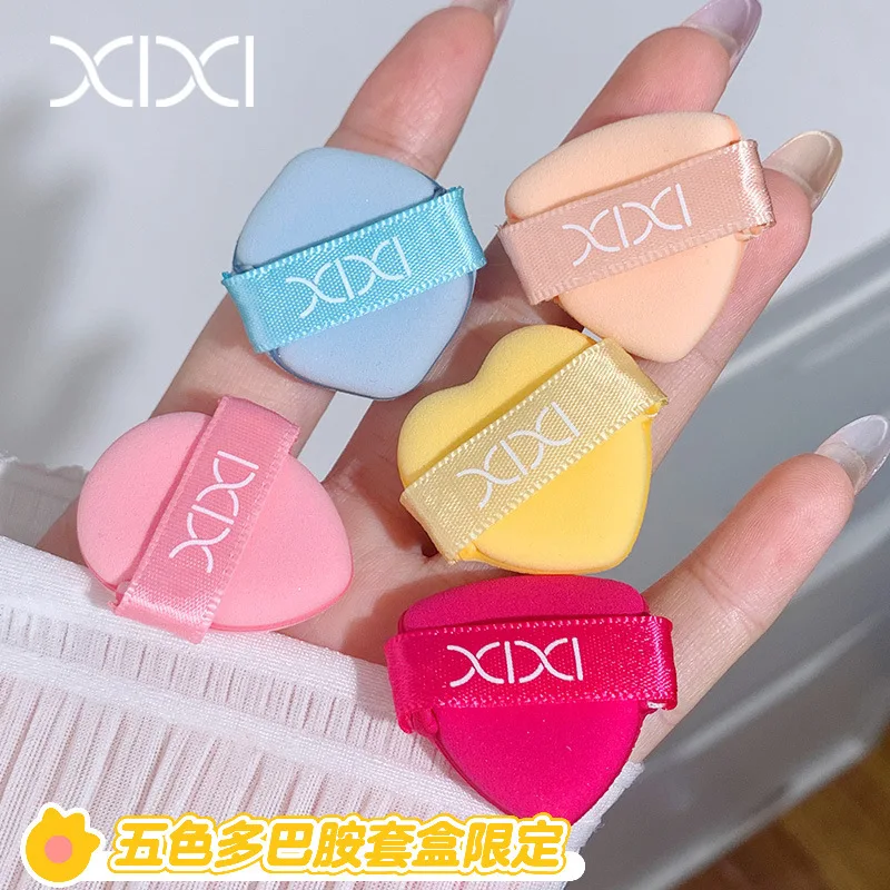 Kit mini piumino per pollice Xixi dopamina, uso bagnato e asciutto, non mangiare polvere, diventare grandi contatti con acqua, spugna per il trucco