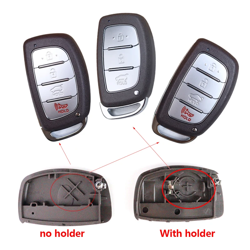 

3 4 Buttons Car Key Housing Key Case Shell for Hyundai Tucson IX35 IX25 Sonata I30 Verna Creta Solaris Creta Mistra Elantra