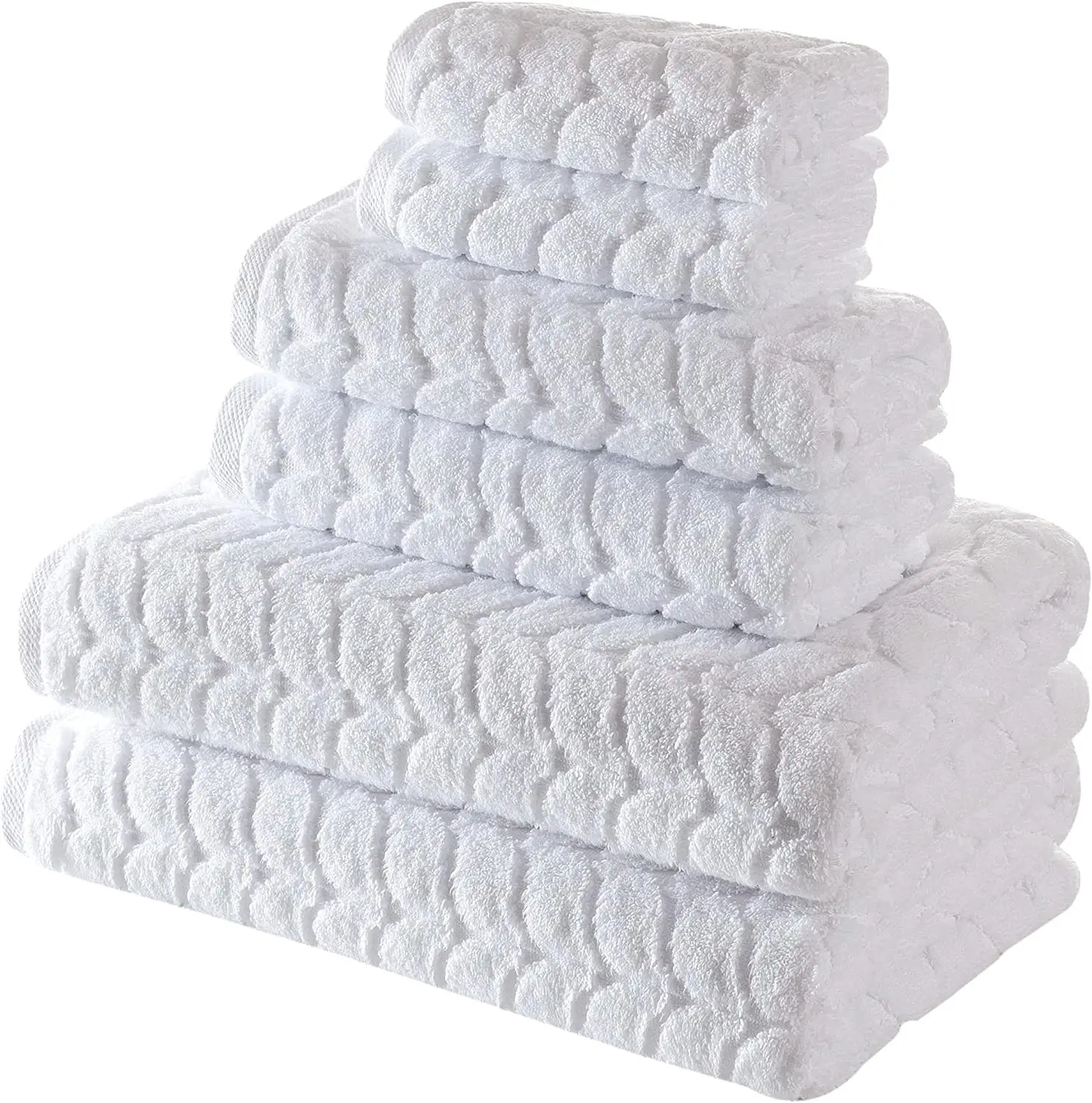 100% Ring Spun Cotton (22 x 44 Inches) Lightweight and Highly Absorbent Quick Drying Towels, Premium Towels for Hotel