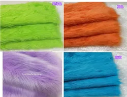 Wholsale imitazione pelliccia di peluche di volpe, panno di feltro, materiale per tappeti da banco in tessuto, tessuto in pelliccia sintetica, accessori per cucire