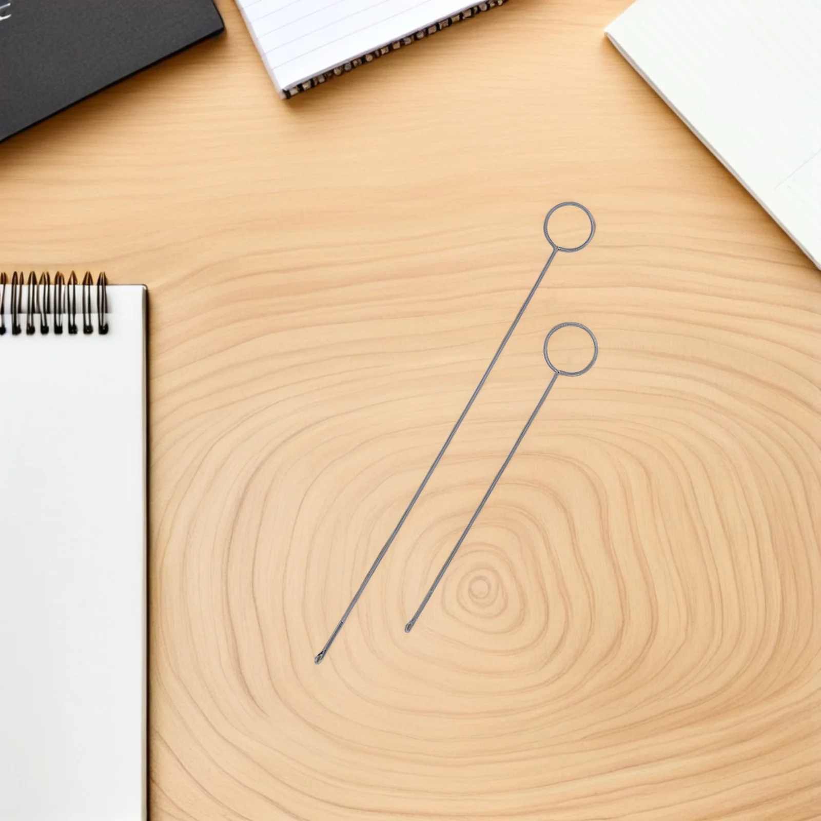 

2Pcs Loop Turner Crochet Hooks Sewing Tool for Bias Tubing Turning Metal Hook Needle DIY Knitting Accessories Sewing Loop