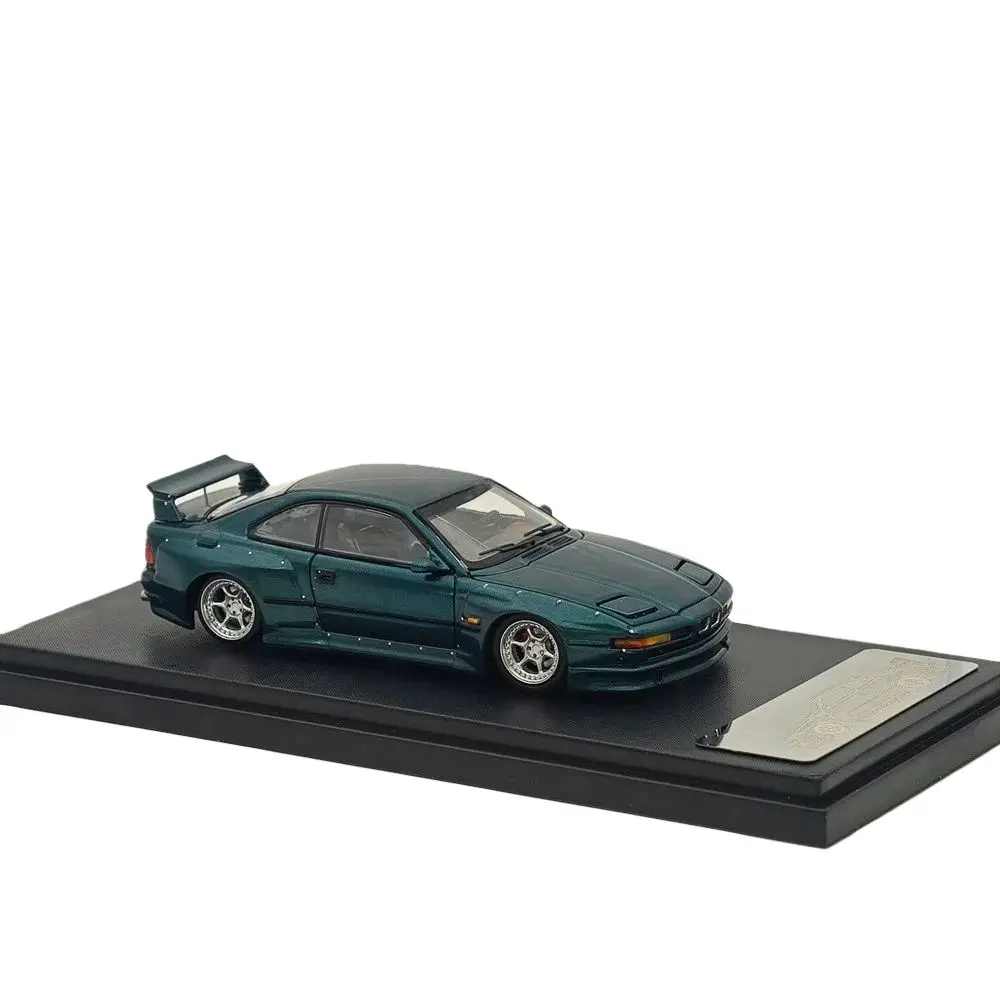 Rhino Model RM 1/64 for 850CSi E31 Coupe WideBody Sport Model Green Diecast Car Miniature Toy Vehicle Models Collection
