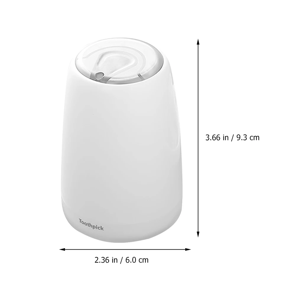 

1pc Creative Press Type Toothpick Box Pop-Up Storage Holder Automatic Dispenser For Home Restaurant Hotel Use Small Portable