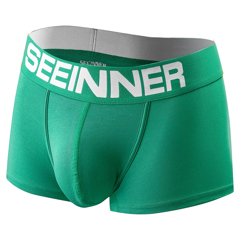 Men Comfort Breath Trunks Boxer Underwear Low Waist Panties Shorts Underpants