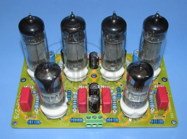 

Плата двухтактного линейного усилителя Dynaco 6N2 + 6P1 стерео LG-279