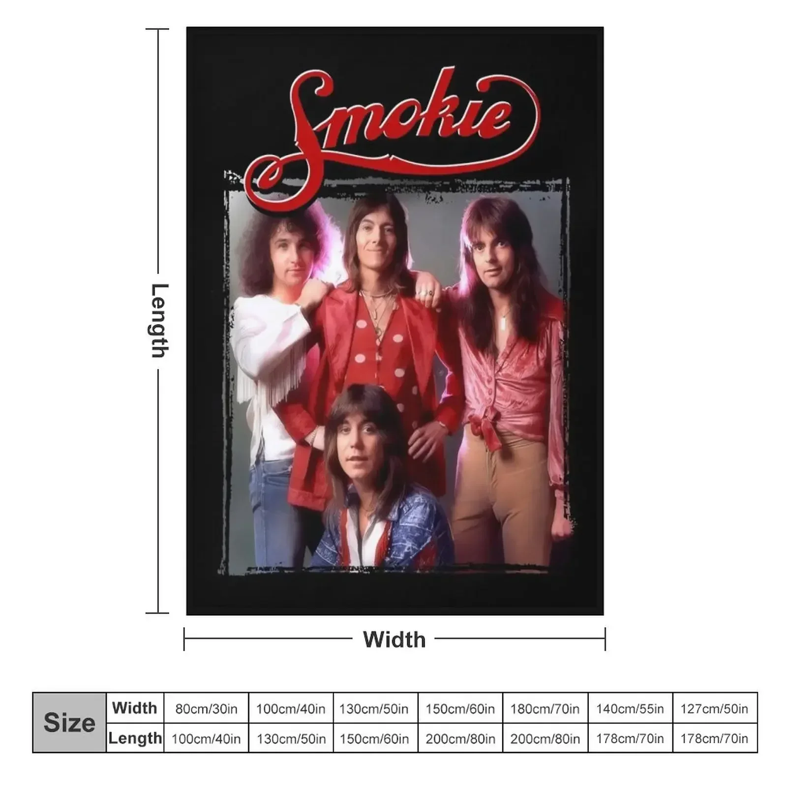 Smokie Throw Blanket Tourist Thins cosplay anime Blankets