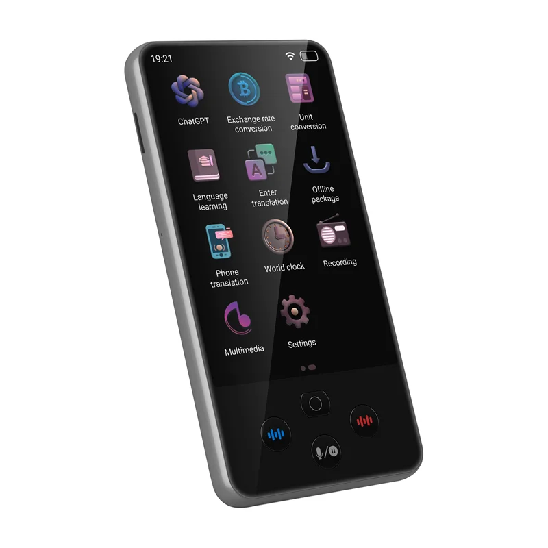 مترجم محمول S85 Pro WiFi 138 لغة عبر الإنترنت تسجيل ذكي غير متصل ترجمة ChatGPT ترجمة مجموعة الصور الصوتية