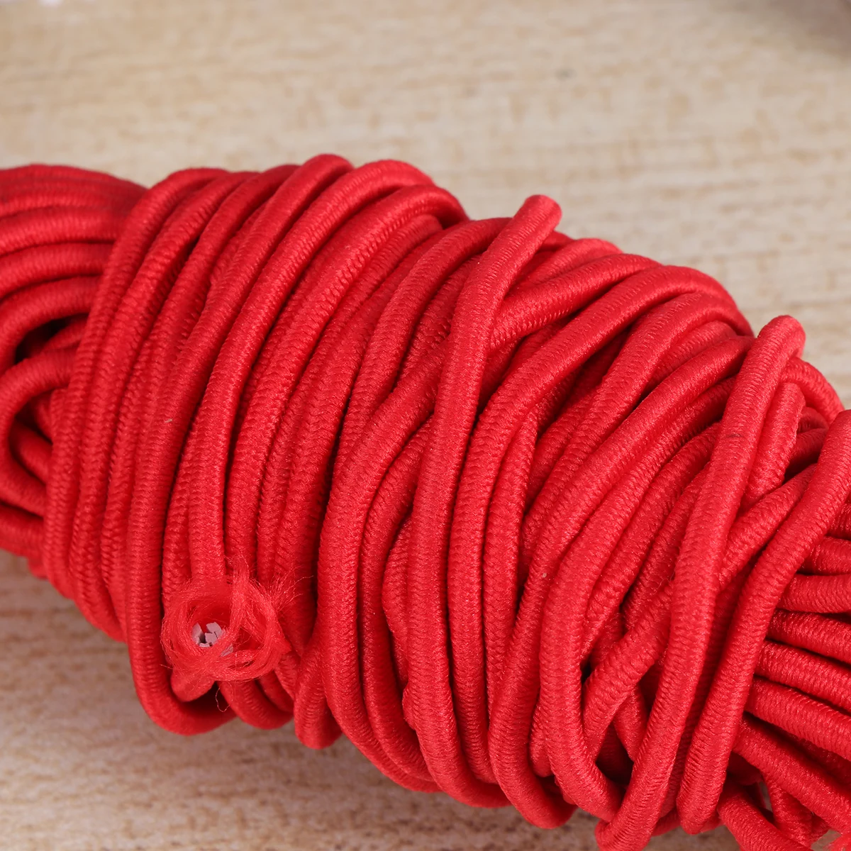 

10M Round Stretch Rope Rubber Band Elastic Cord Multi-Purpose Sturdy Home Store Use Red Heavy Duty Bungee Cords For Bags Pendant
