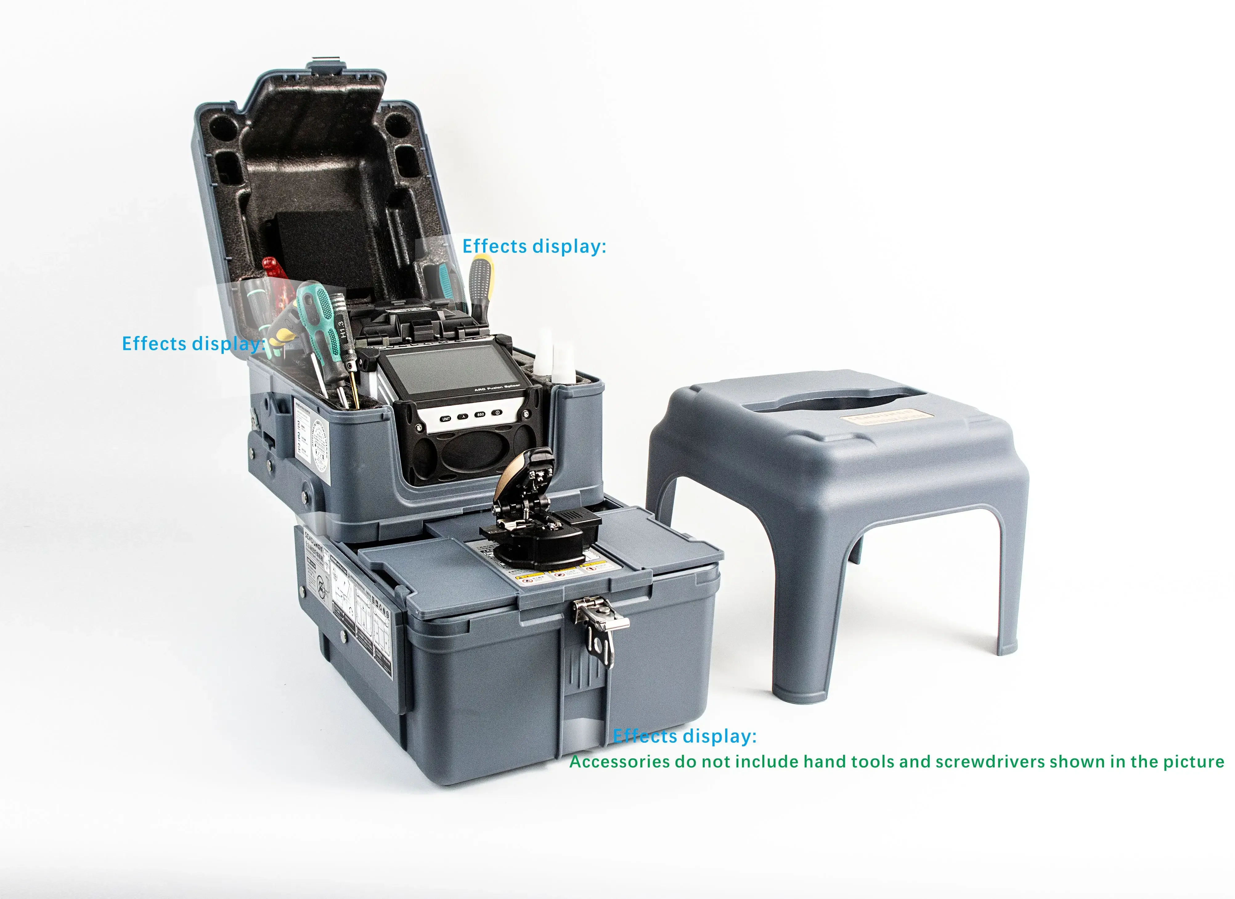 

New SD-9 Fiber Fusion Splicer 6-Motor ARC Core, Touch Screen with Built-in VFL & Power Meter for FTTH