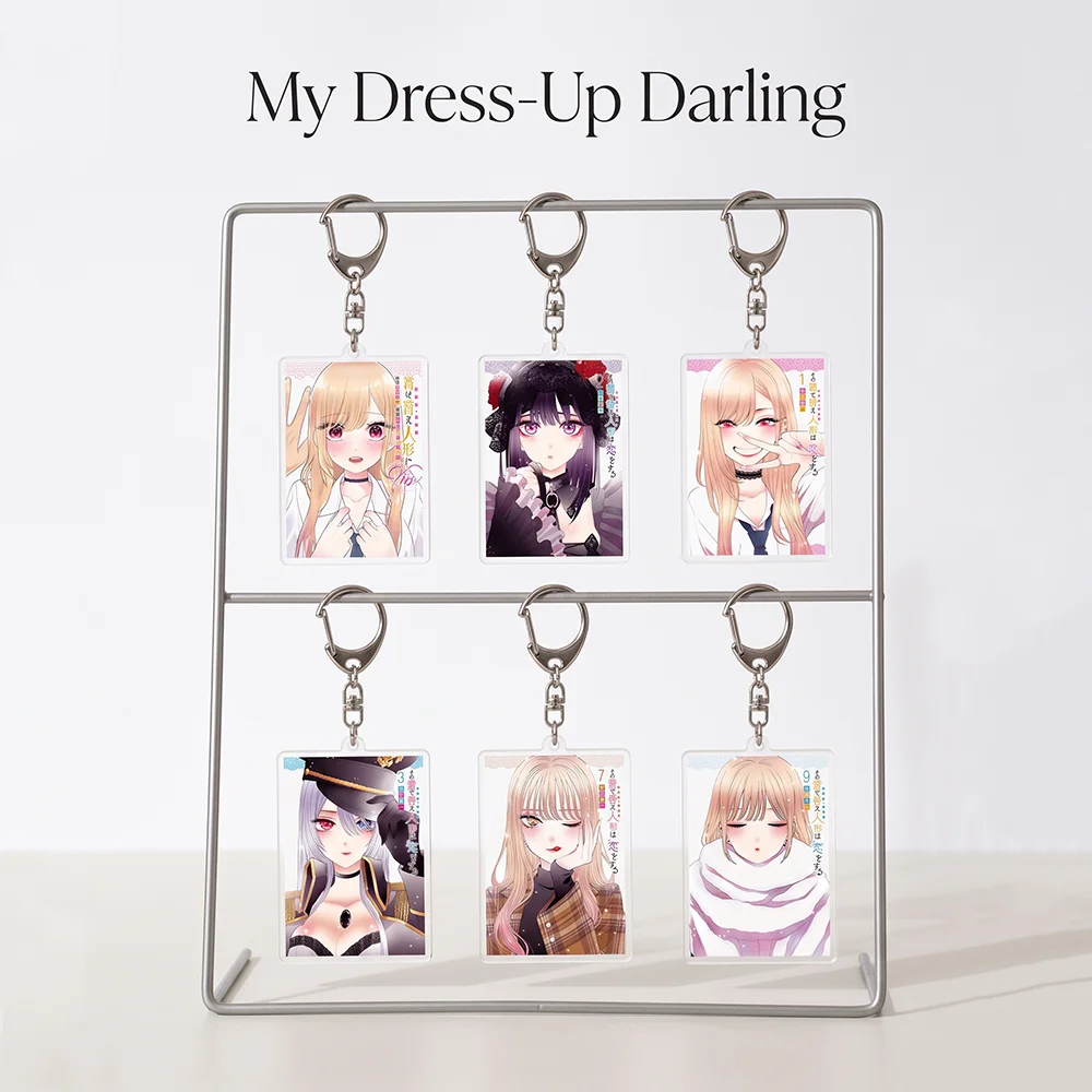 My Dress-Up Darling Marin Kitagawa Sajuna Inui 6CM Cute Anime Acrylic Stand Keychain Anime Character Pendant Backpack Bag Charm