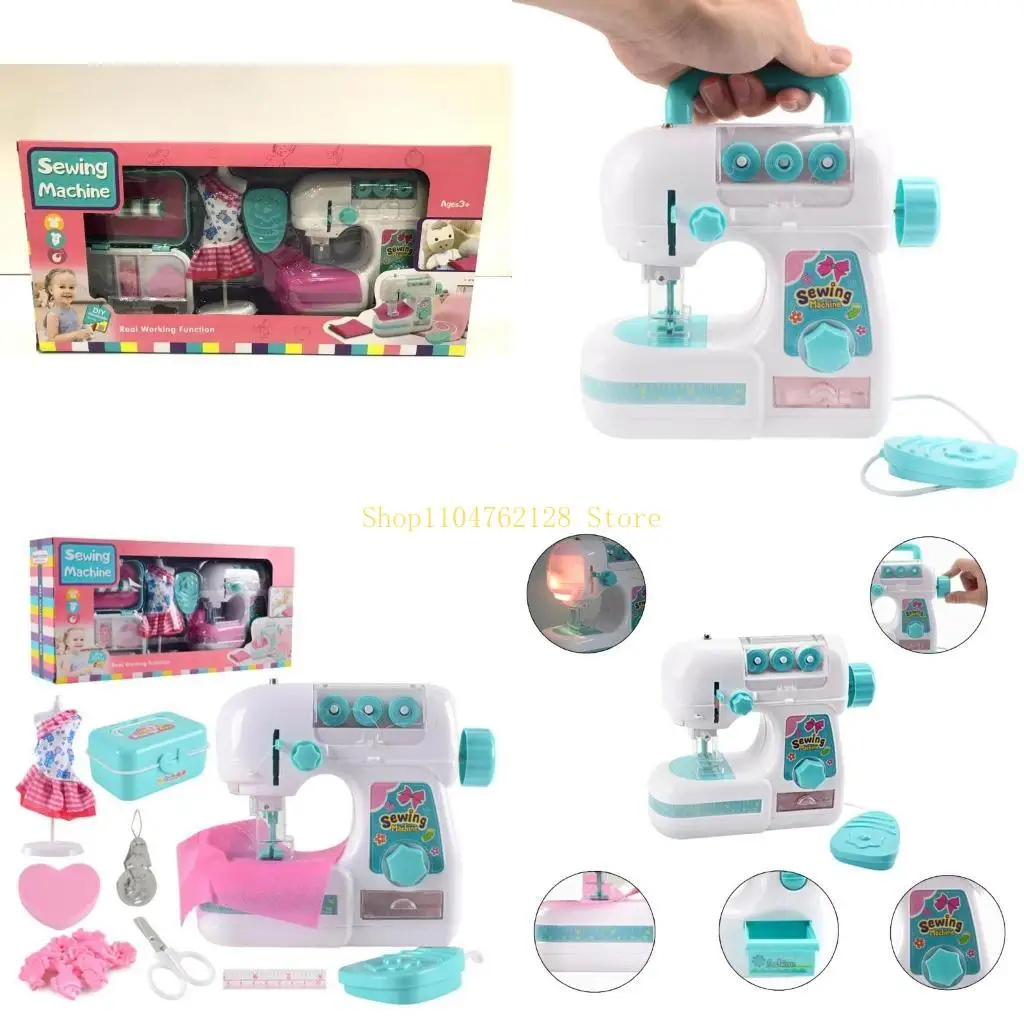 

Sewing Machine Toy Kids Educational Learning Clothing Sewable Toy best sale