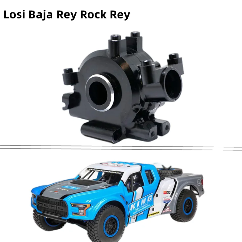 Metal Front Gear Box Gearbox Case Bulkhead for Losi Baja Rey Rock Rey 1/10 Model RC Car Remote Control Upgrade Parts Accessories