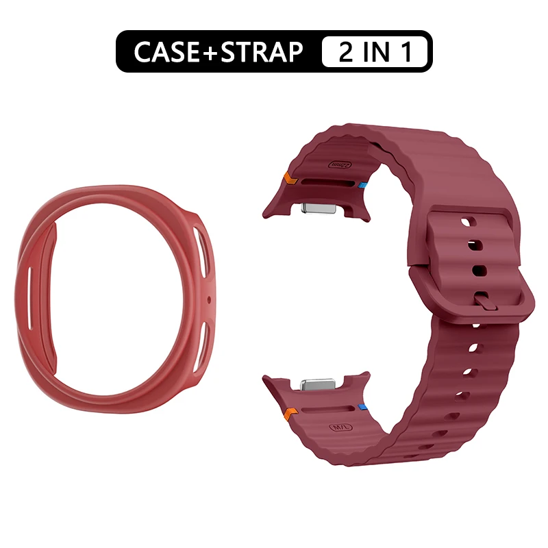 Hohlgehäuse + offizielles Silikonband für Samsung Galaxy Watch 8 Armband Zubehör Sportarmband Correa Galaxy Watch 8 40 mm 44 mm – Detail 7