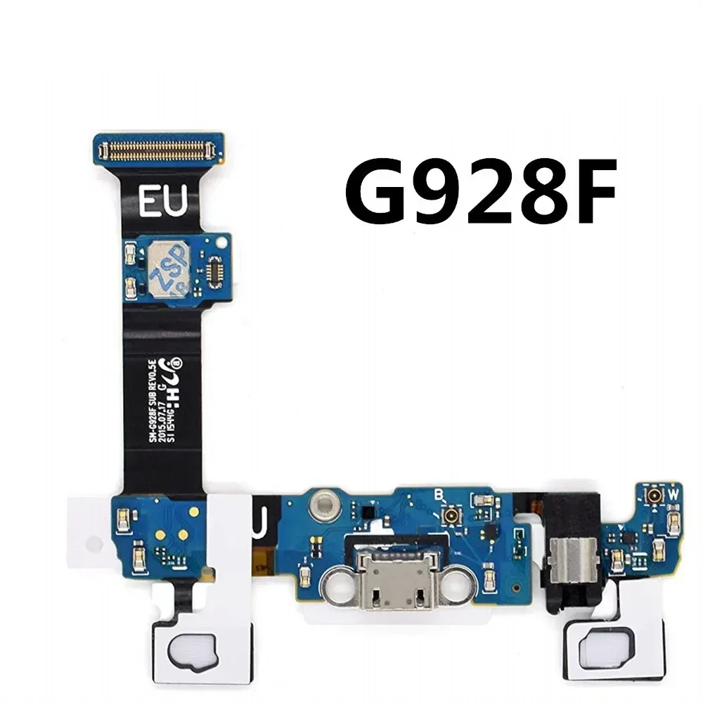 1 adet USB şarj aleti Bağlantı Noktası Jakı yuva konnektörü Flex Kablo Samsung S6 S7 S8 S9 Kenar Artı Şarj devre kartı modülü G920F G925F