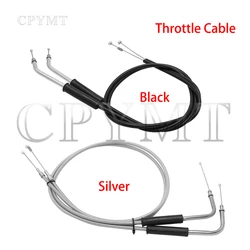 Motorcycle Throttle Cable Lengthened fit For Harley Sportster XL883 XL1200 2002-2014 Touring Road King FLH FLT 96-up