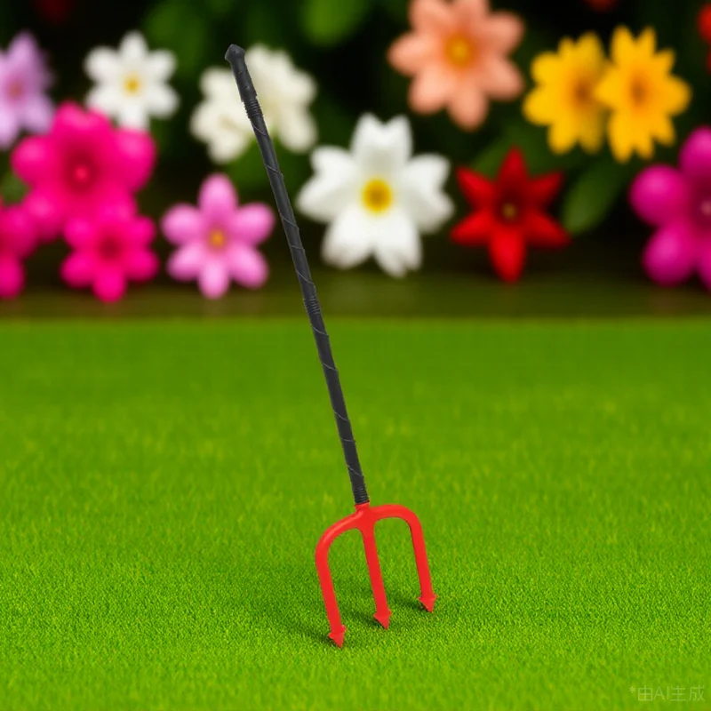 1pc Devil Fork Prop Detachable Lightweight Smooth Handle No Burrs For Halloween Costume Demon Cosplay Decoration Accessory