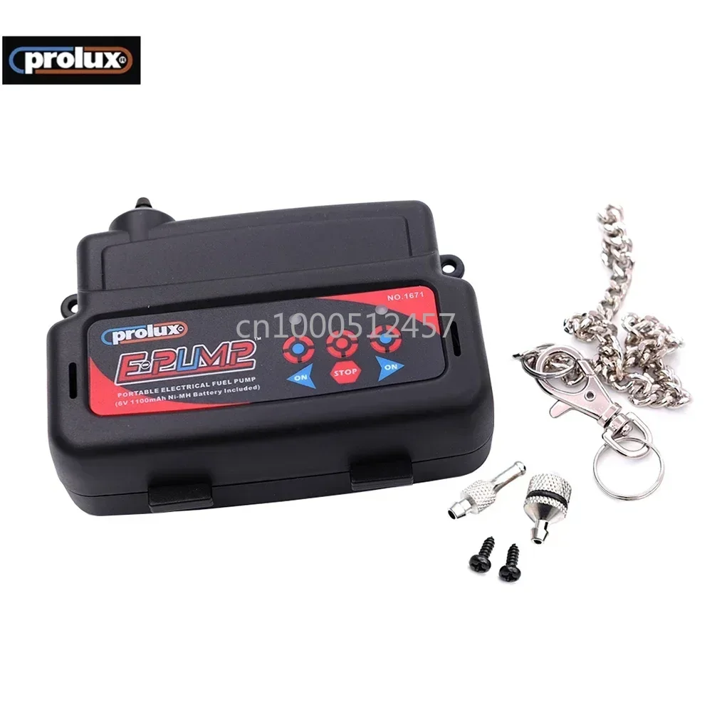 Prolux 1671 Portable Electrical Fuel Pump EPUMP 6V 1100mAh Ni-MH Battery and Charger Included for RC Gasoline Nitro Engine Model