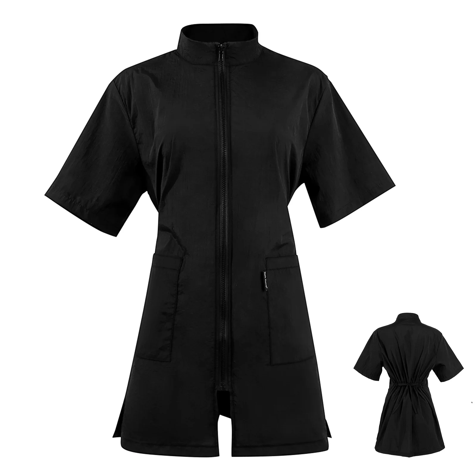 

Pet Grooming Workwear Barber Smock For Women Men Grooming Jacket With Pockets Durable Dog Cat Bathing Work Clothes L Size