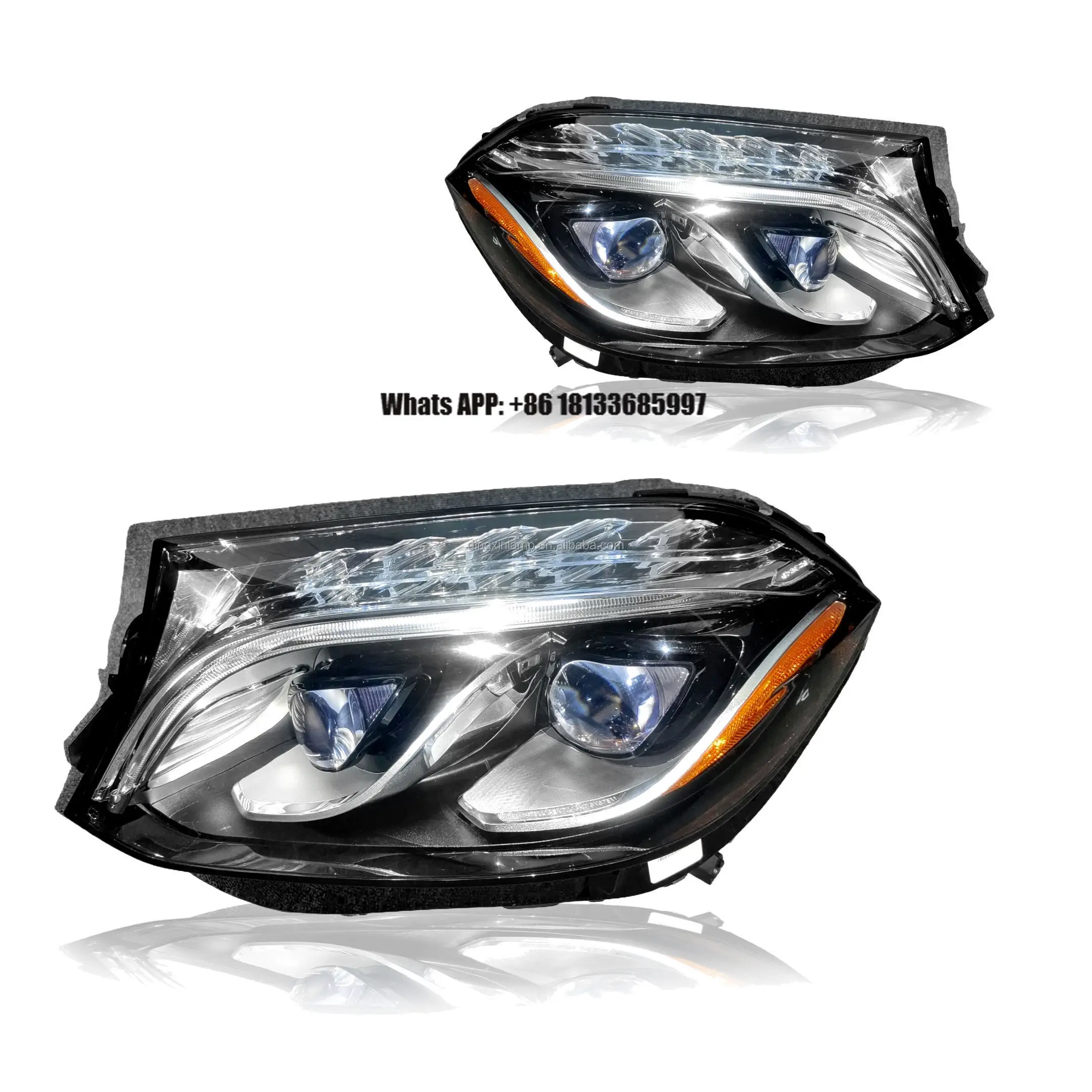 

For Mercedes-Benz GLS Class W166 X166 GLS450 GLS500 GLS550 Headlight Assembly American Edition
