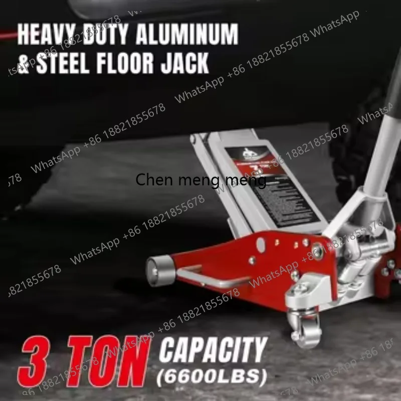 

Aluminum Horizontal Hydraulic Jack 3 Ton Capacity For Car SUV Tire Change Auto Repair Shop Tool